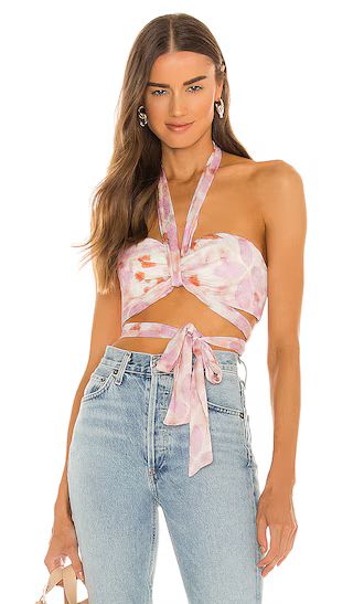 x Sofia Richie Tammy Top in Watercolor Floral | Revolve Clothing (Global)