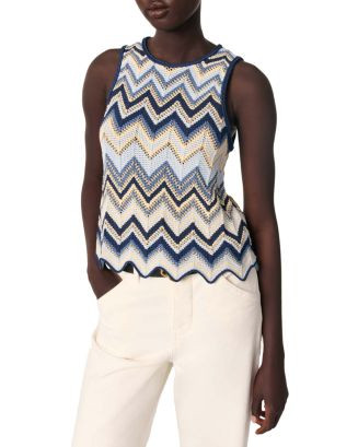 Crochet Knit Top | Bloomingdale's (US)