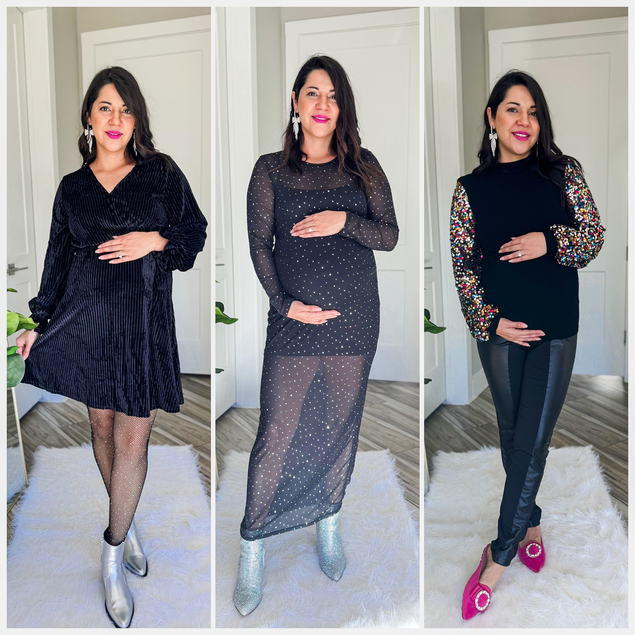 SHEIN Maternity NYE outfit inspo! 
Click each item for sizing details. Thank you for shopping with me.
Stay blessed!

#LTKHoliday 

#LTKbump #LTKSeasonal
