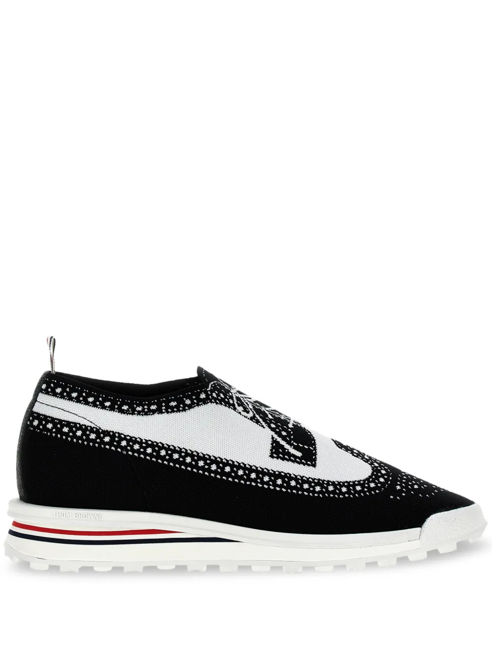 Thom Browne Longwing Trompe l'œil Sneakers | Black | FARFETCH | Farfetch Global