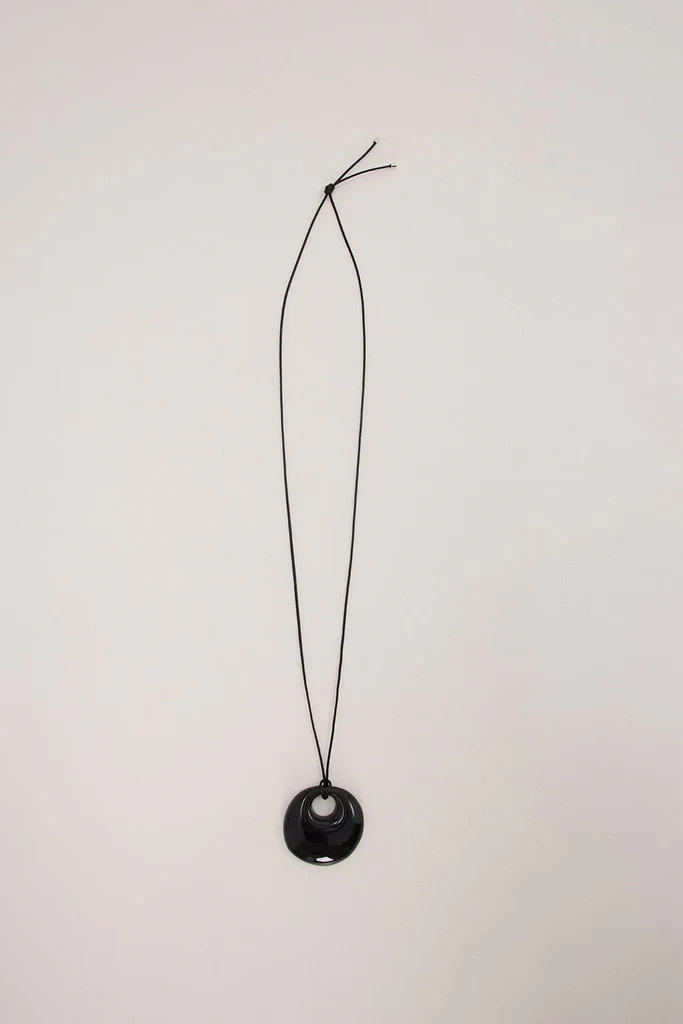 ANNA ROSSI RAINA PENDANT NECKLACE BLACK | DISSH