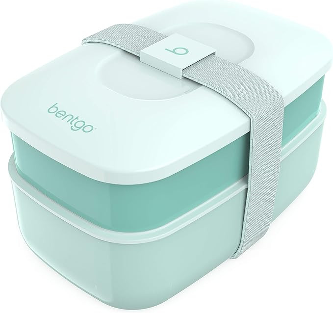 Bentgo Classic - All-in-One Stackable Bento Lunch Box Container - Modern Bento-Style Design Inclu... | Amazon (US)
