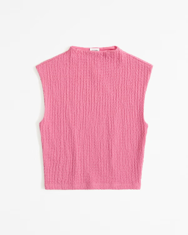 Women's The A&F Paloma Bubble Knit Top | Women's Tops | Abercrombie.com | Abercrombie & Fitch (US)
