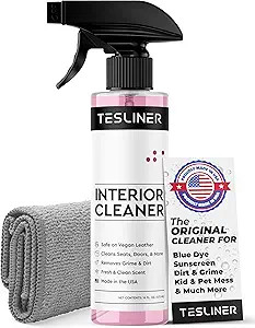 Tesla Seat Cleaner & Stain Remover, Interior Cleaner for Black & White Vegan Leather, Interior Cl... | Amazon (US)