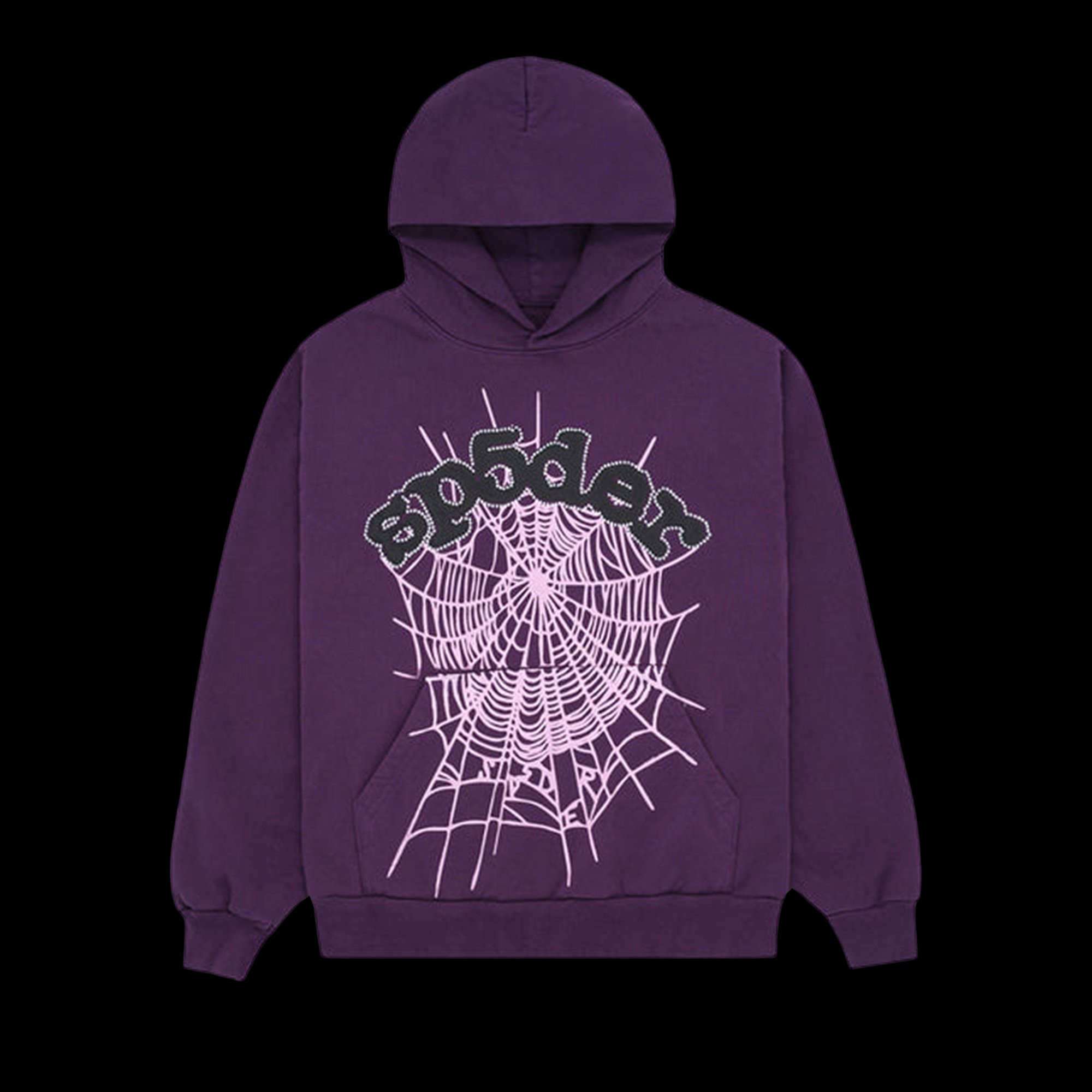 Sp5der Web Hoodie 'Grape' | GOAT