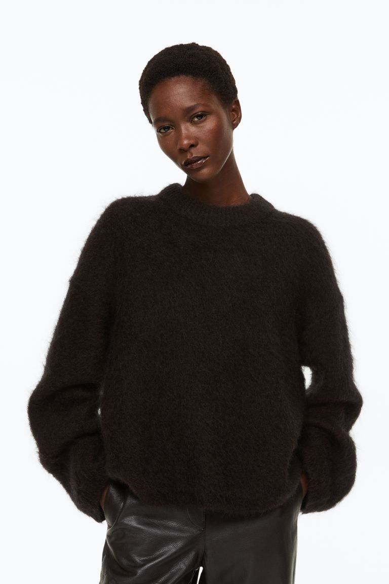 Oversized mohair-blend jumper | H&M (UK, MY, IN, SG, PH, TW, HK)