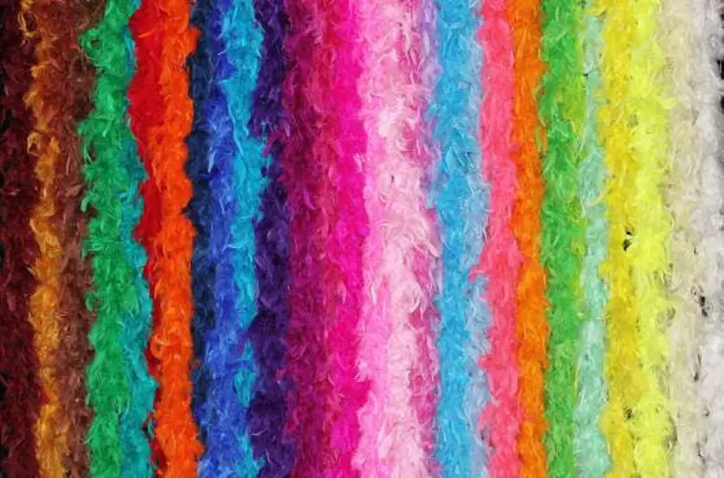 50 Gram 6 Foot Feather Boas in 50 Colors  Costumes  Parties | Etsy | Etsy (US)