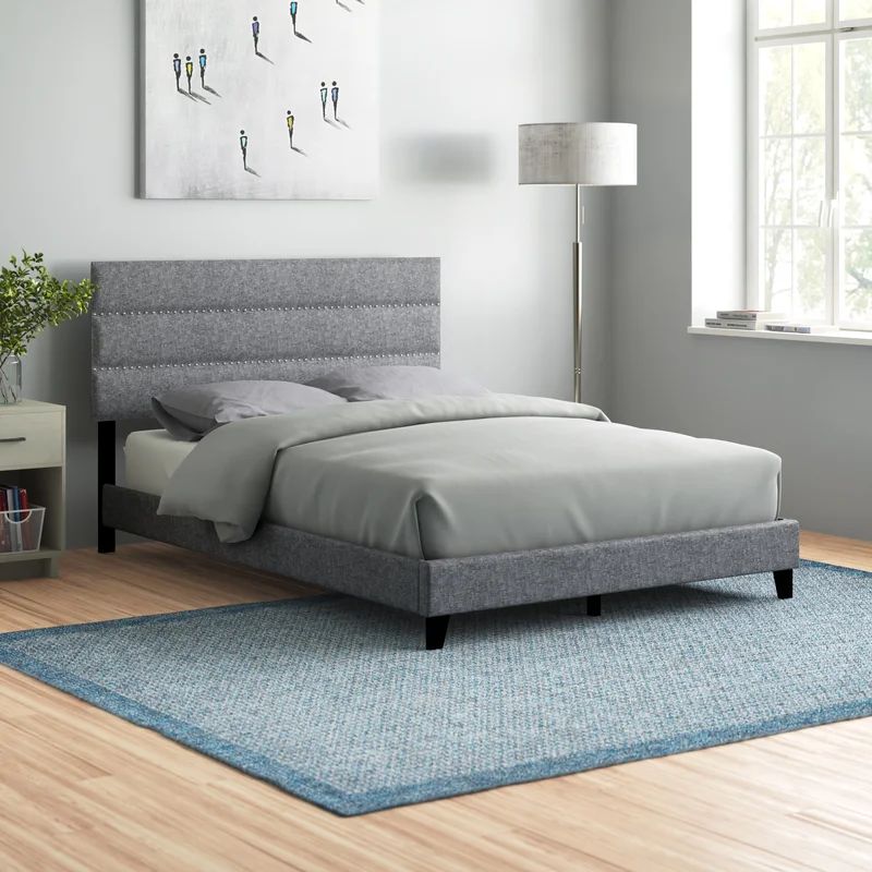 Bedias Tufted Upholstered Low Profile Platform Bed | Wayfair North America