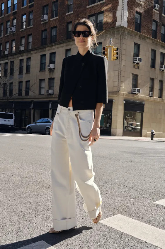 ZW COLLECTION MID-WAIST BAGGY JEANS | Zara UK