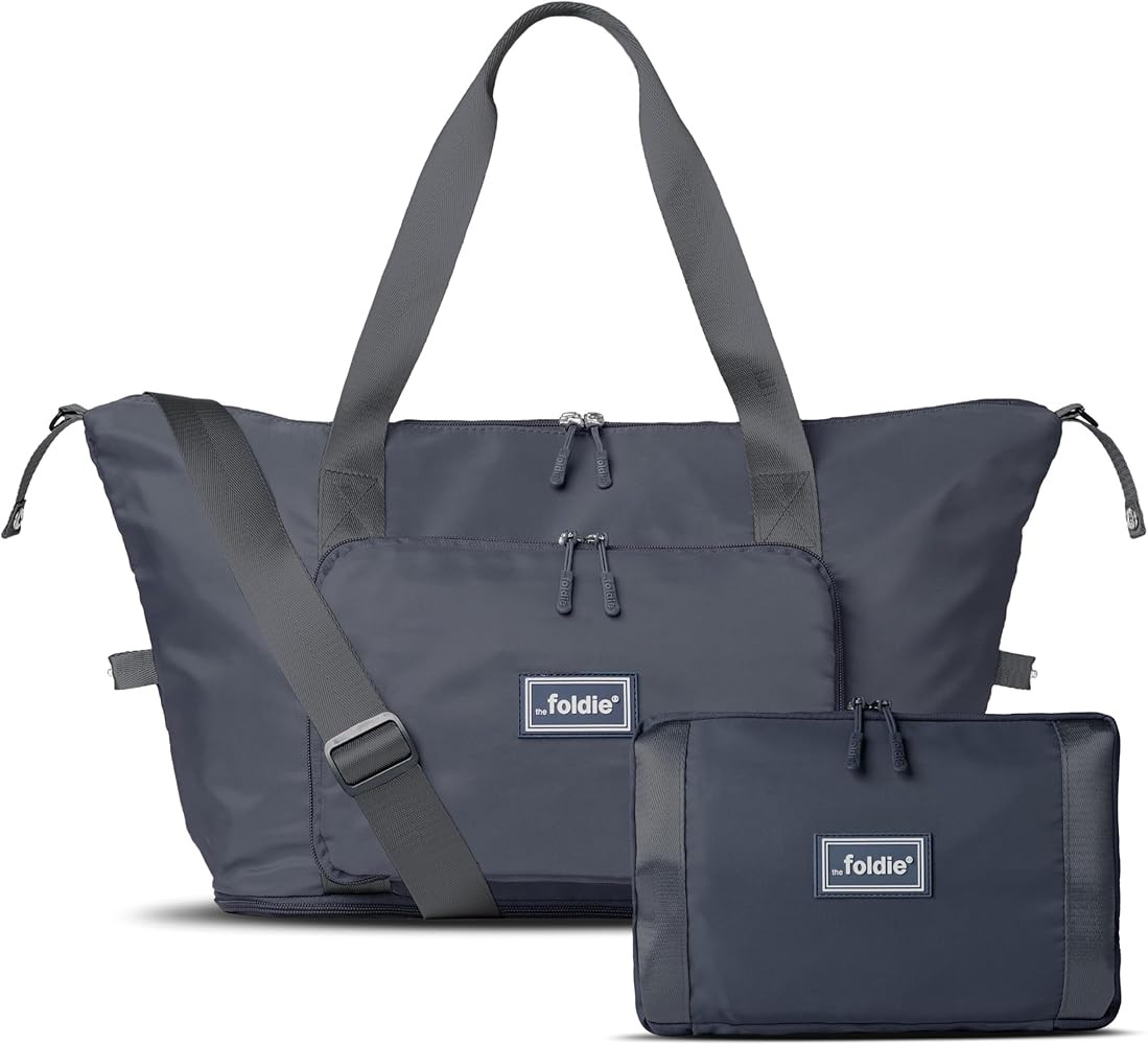 The Foldie® Foldable Travel Tote Bag for Women - Weekender Bags for Women, Item Travel Bag | Amazon (US)