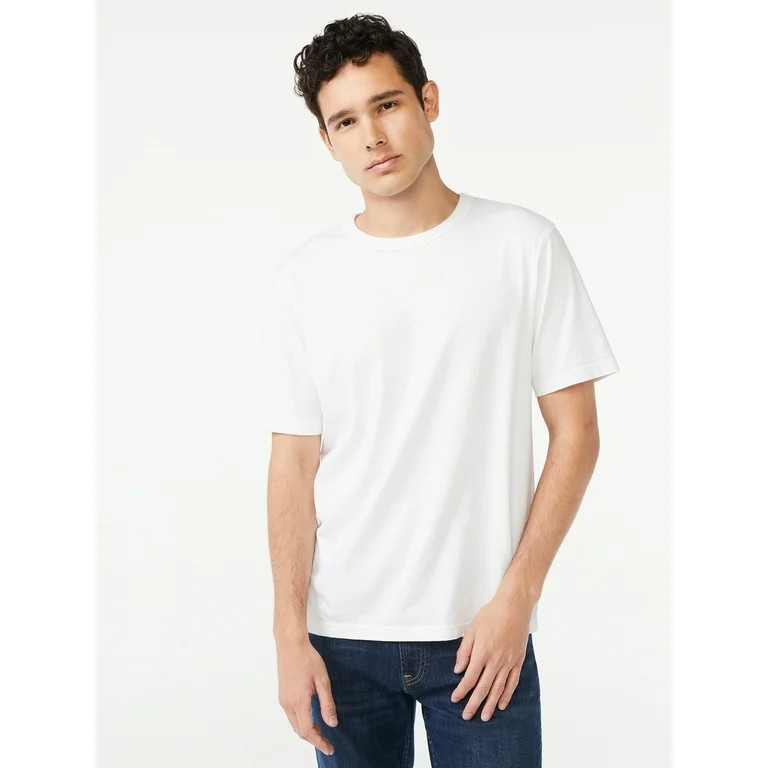 FREE ASSEMBLY MENS SHORT SLEEVE EVERYDAY T-SHIRTS | Walmart (US)