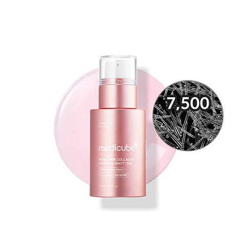 MEDICUBE PDRN Pink Exosome Shot Serum 7500 30ml | Korean Moisturizer | StyleKorean.com | Style Korean