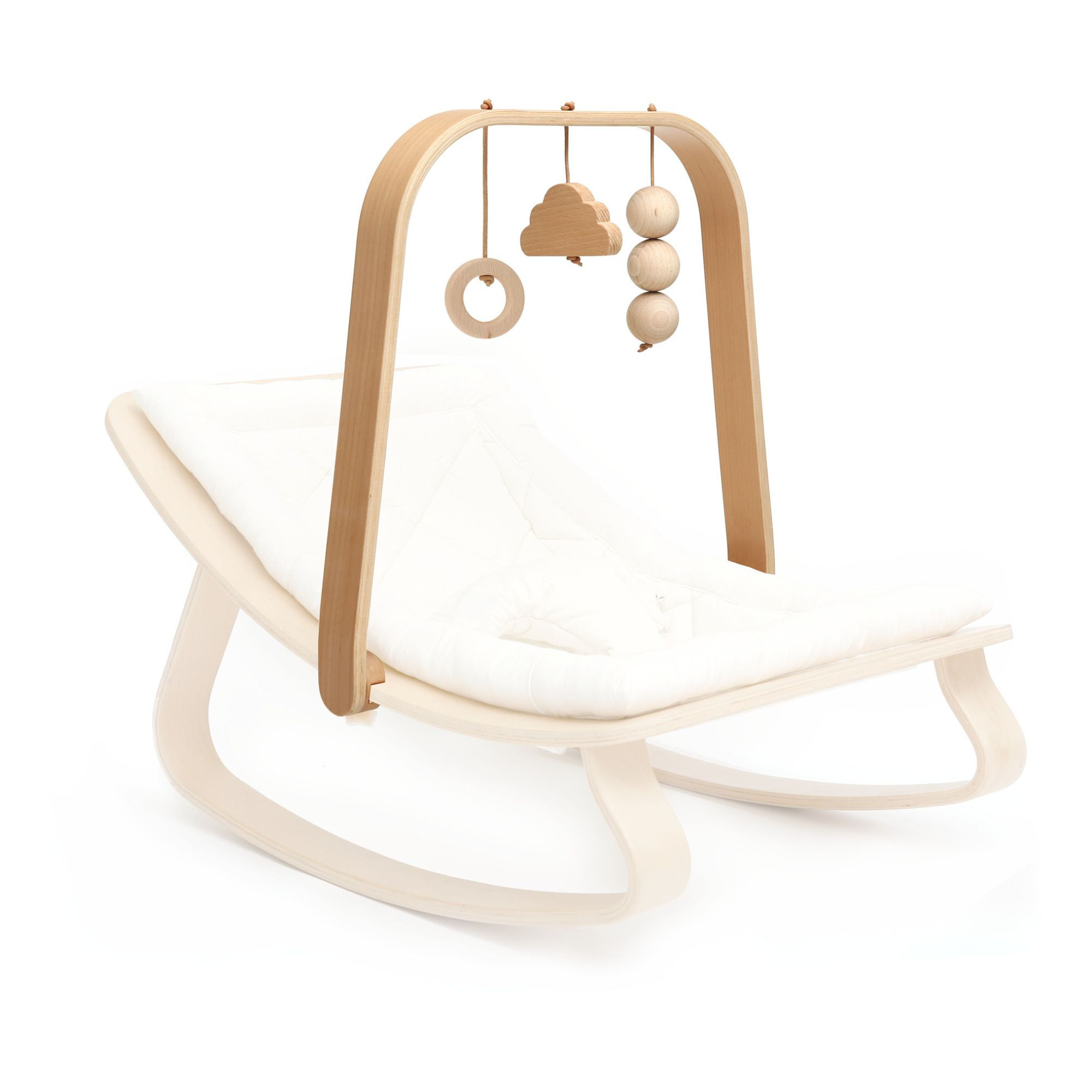 Activity Arch with Toys for Levo Baby Bouncer | Beech | Smallable