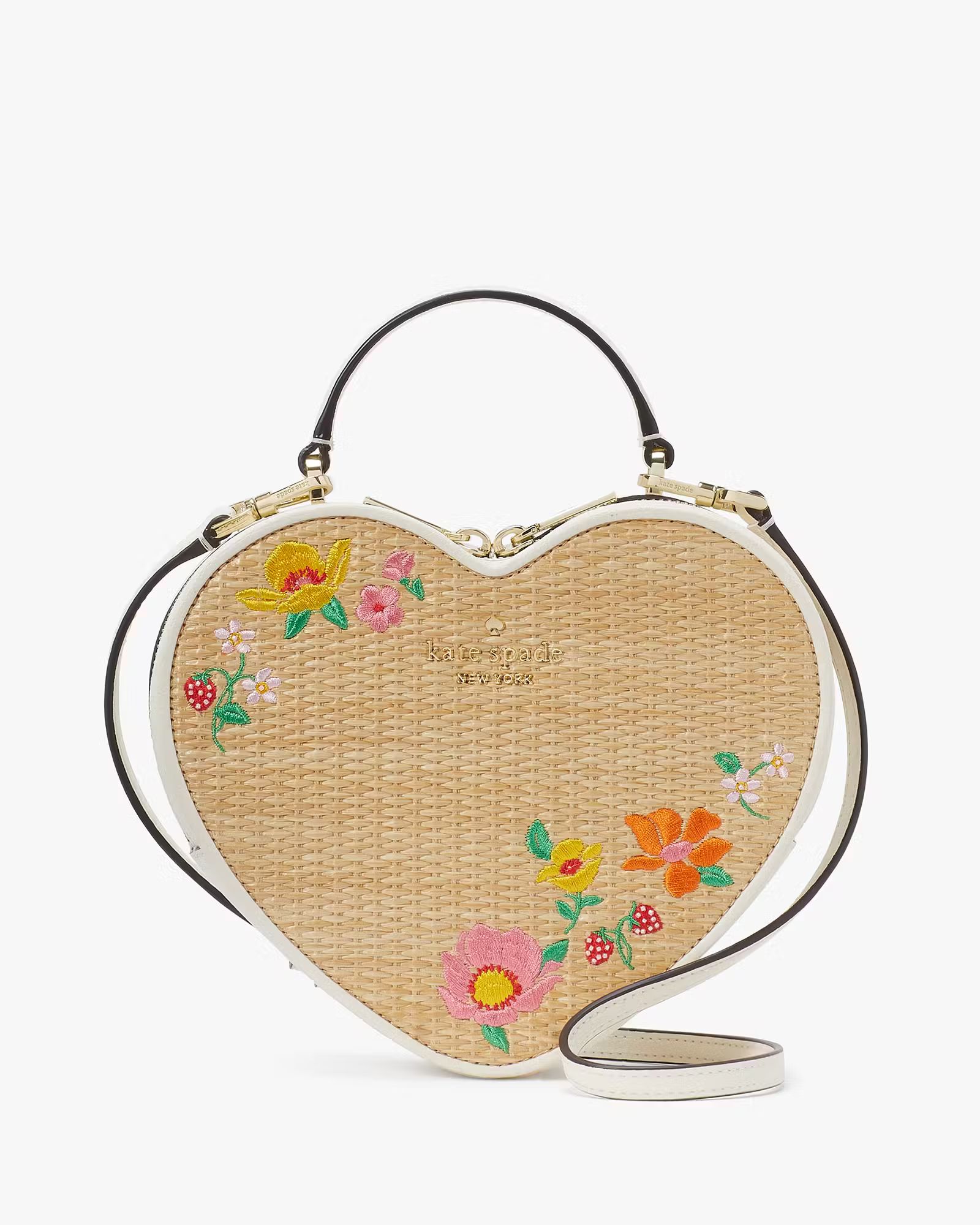 Love Shack Rattan Heart Crossbody | Kate Spade Outlet