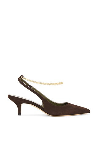 Felicia Slingback Pump in Chocolate | Revolve Clothing (Global)
