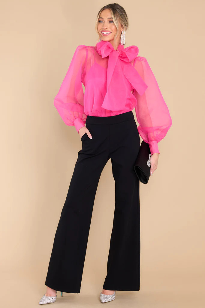 Patience Is Power Hot Pink Top | Red Dress 