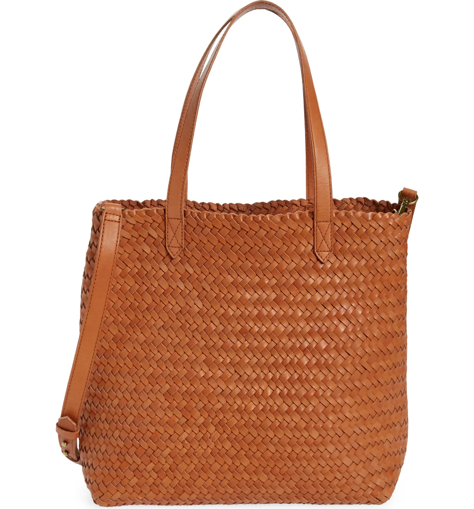 The Medium Transport Tote: Woven Leather Edition | Nordstrom