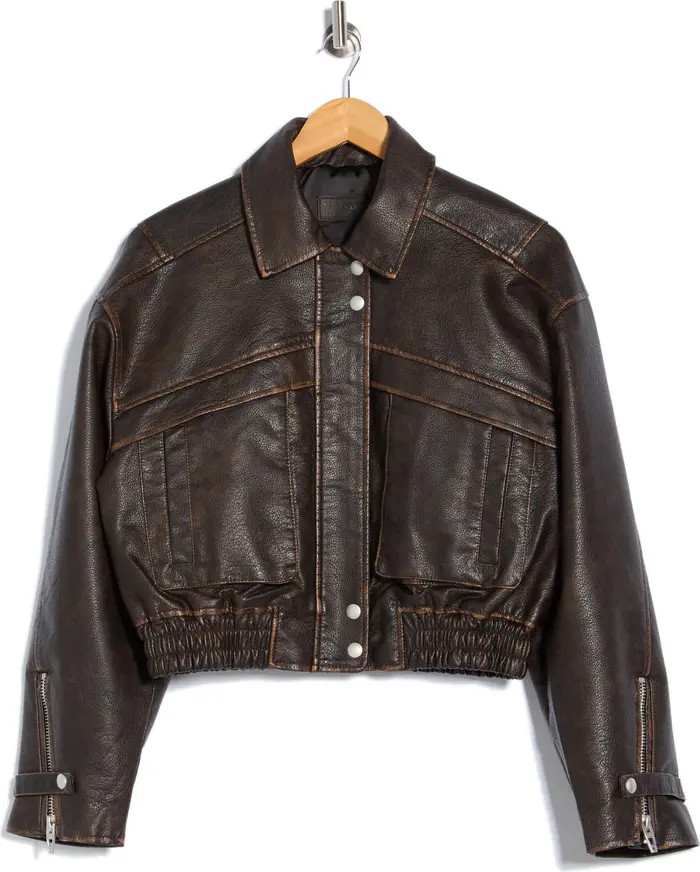 BLANKNYC Faux Leather Bomber Jacket | Nordstromrack | Nordstrom Rack