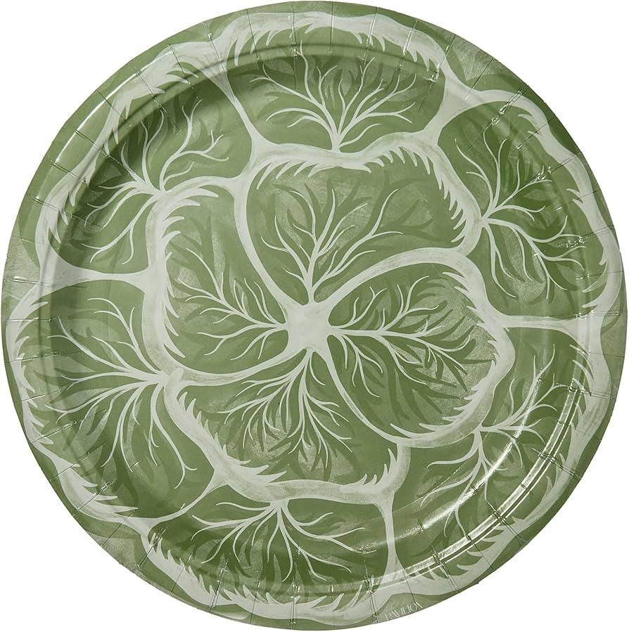 Melissa's Garden Cabbage Disposable Paper Dinner Plates Pack of 8 - Great for outdoor events, bbq... | Amazon (US)
