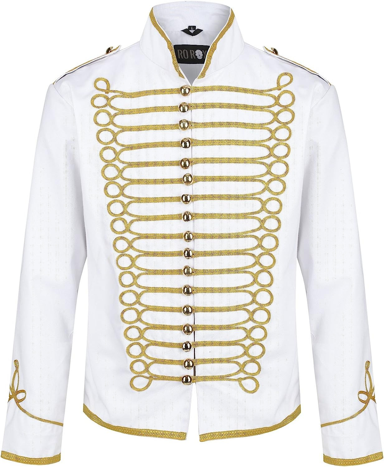 Ro Rox Military Steampunk Hussar Parade Jacket | Amazon (US)