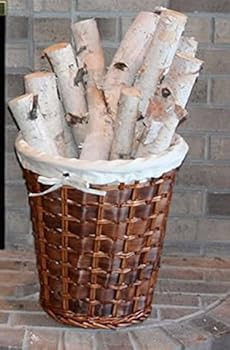 Wilson Birch Bundle of Logs (8 logs; 1 1/2" - 3" Diameter x 16" - 20" Long.) | Amazon (US)