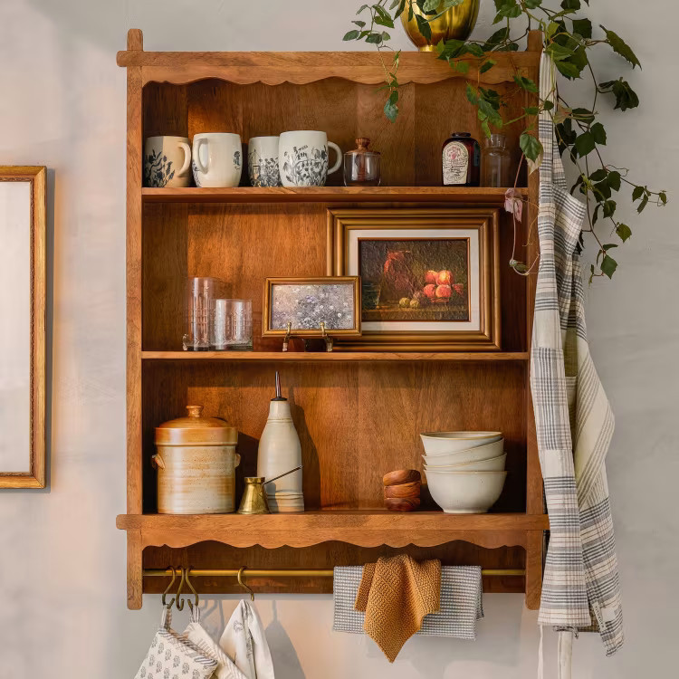 Daphne Wooden Wall Shelf | Magnolia