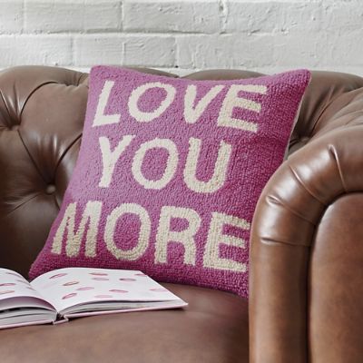 Love You More Pillow | Grandin Road