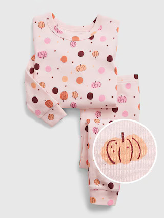 babyGap 100% Organic Cotton Pumpkin PJ Set | Gap (US)