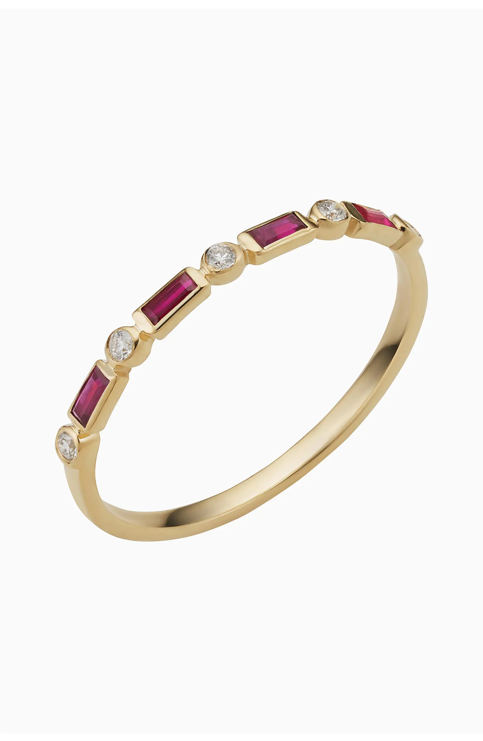 14K Gold Crown Jewels Diamond Ring | Nordstrom