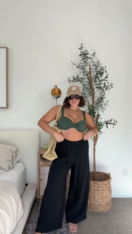 This swimsuit might be one of my absolute favorites. Size large in top and medium in bottoms.
Casual Athleisure beach wear look
Mom beach vacation outfit 




#LTKswim #LTKtravel #LTKmidsize