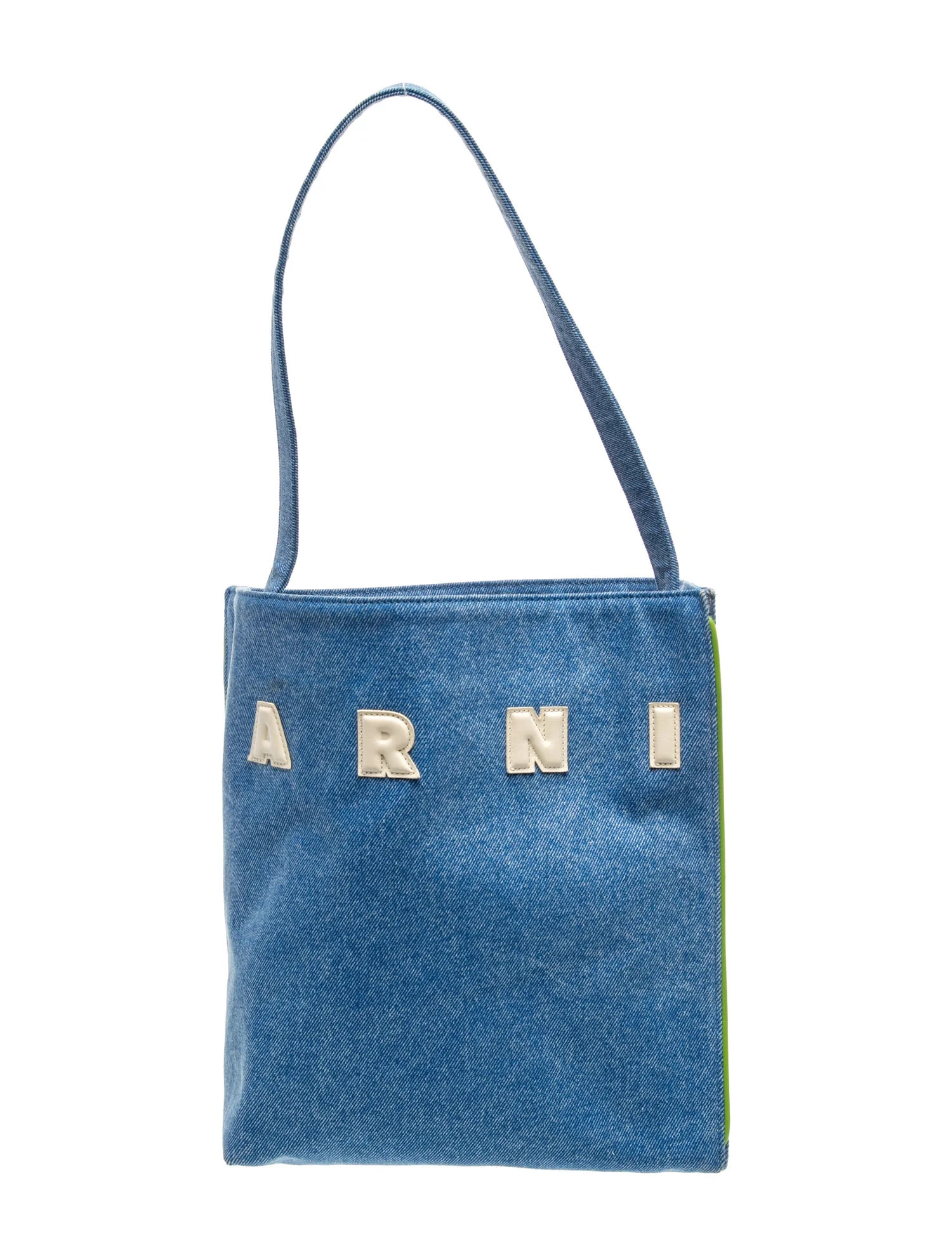 Marni Denim Top Handle Bag - Blue Handle Bags, Handbags - MAN266818 | The RealReal | The RealReal