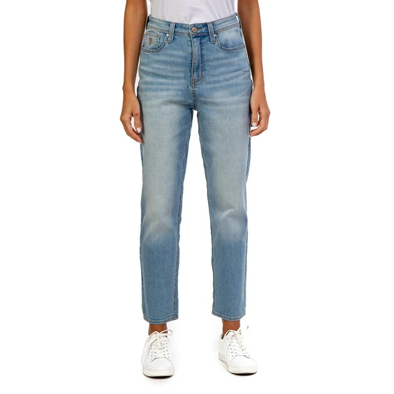 U.S. Polo Assn. Women's HR Straight Leg Jean | Walmart (US)