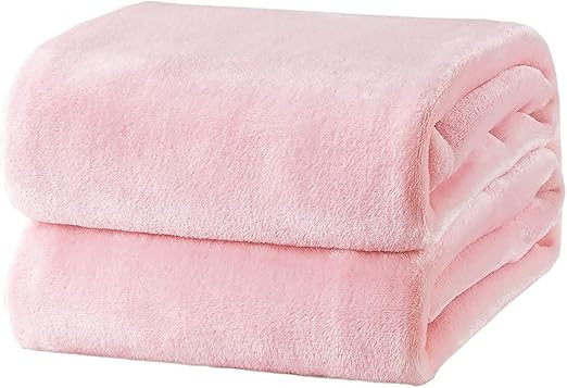 Bedsure Fleece Blanket Throw Size Pink Lightweight Throw Blanket Super Soft Cozy Microfiber Blank... | Amazon (US)
