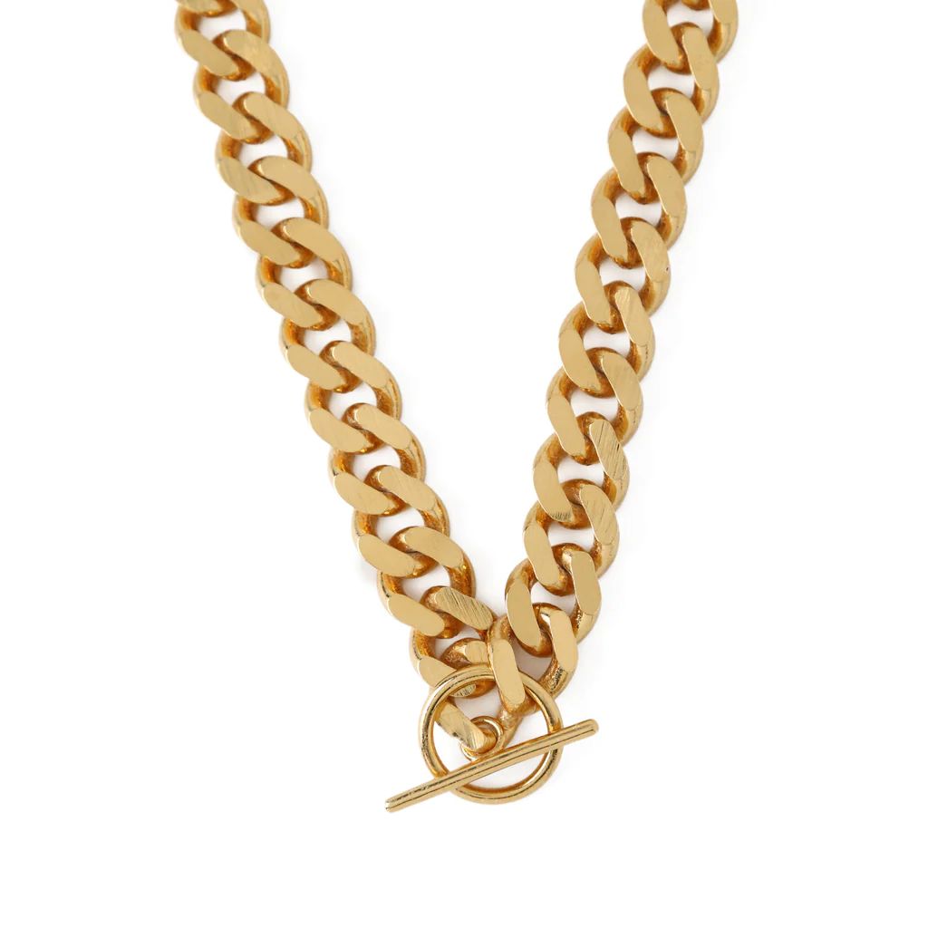 LUXE Chunky Chain T-Bar Necklace | Orelia London