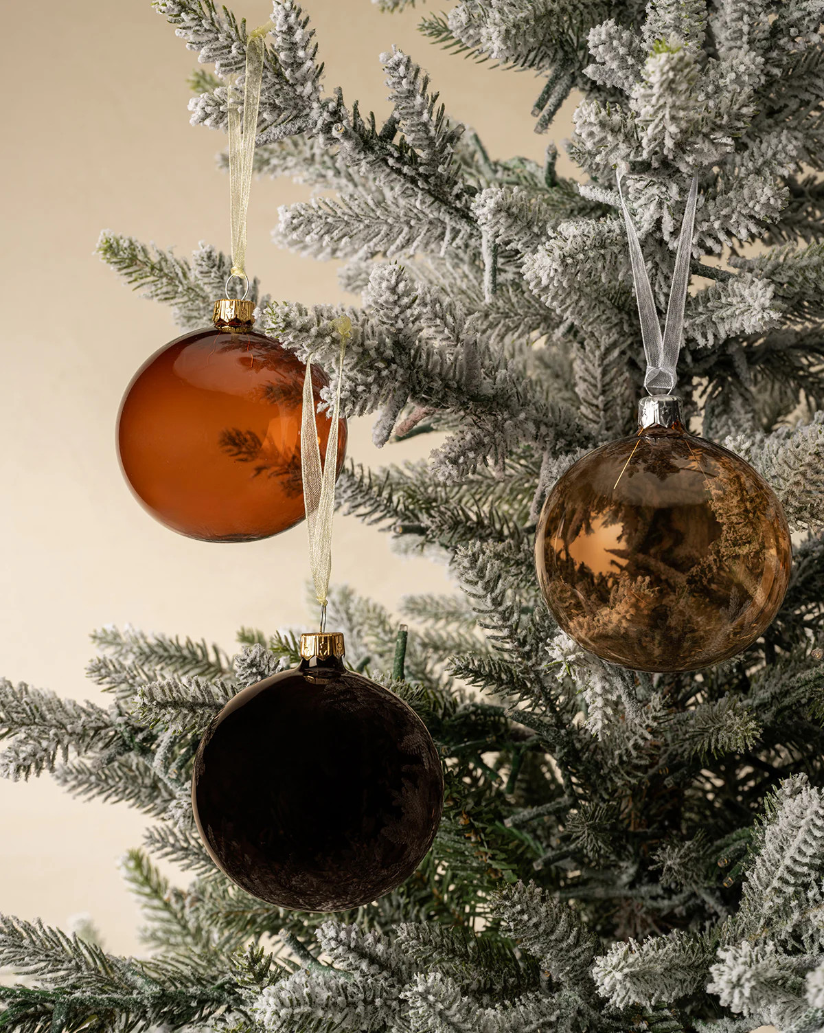 Neutral Solid Baubles (Set of 6) | McGee & Co. (US)