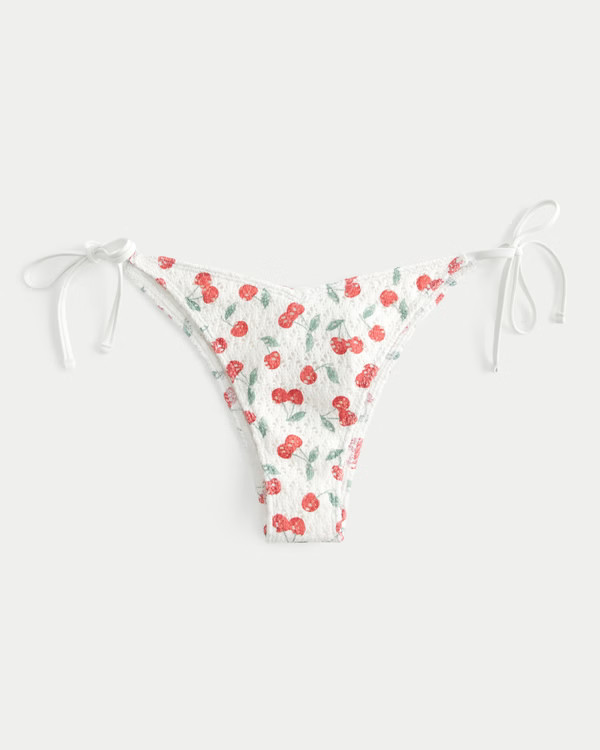 Crochet-Style Cheekiest Bikini Bottom | Hollister (US)