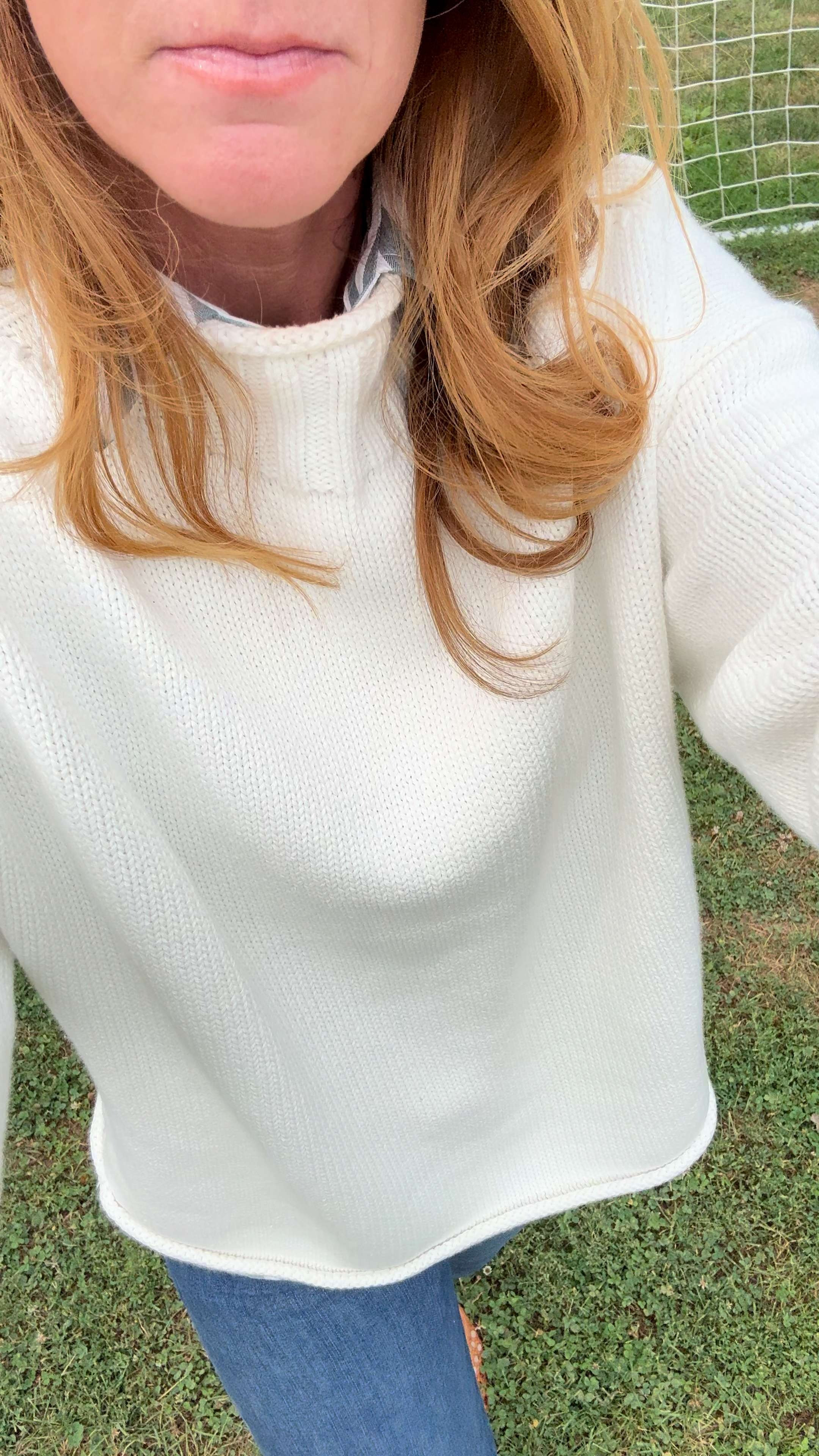 evening sidelines look... warm cozy and put together  

 #LTKOver40