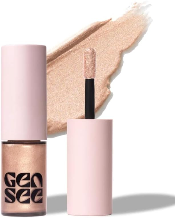 Gen See Mixed Media Metallic Liquid Eyeshadow, Moonlight – High Shine Molten Metal Eye Color, F... | Amazon (US)