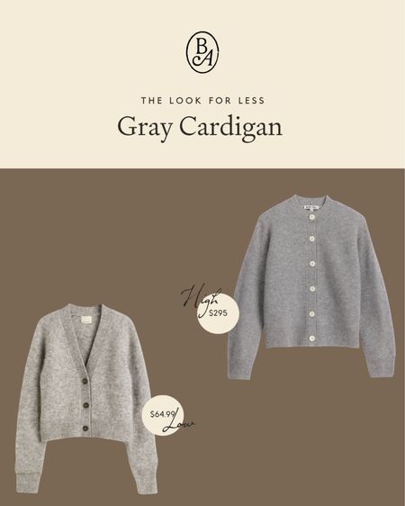 The look for less: Gray Cardigan #dupe #fashion #capsulewardrobe #buttonup #AlexMill #H&M #woolblend #cashmere

#LTKworkwear #LTKunder100 #LTKstyletip