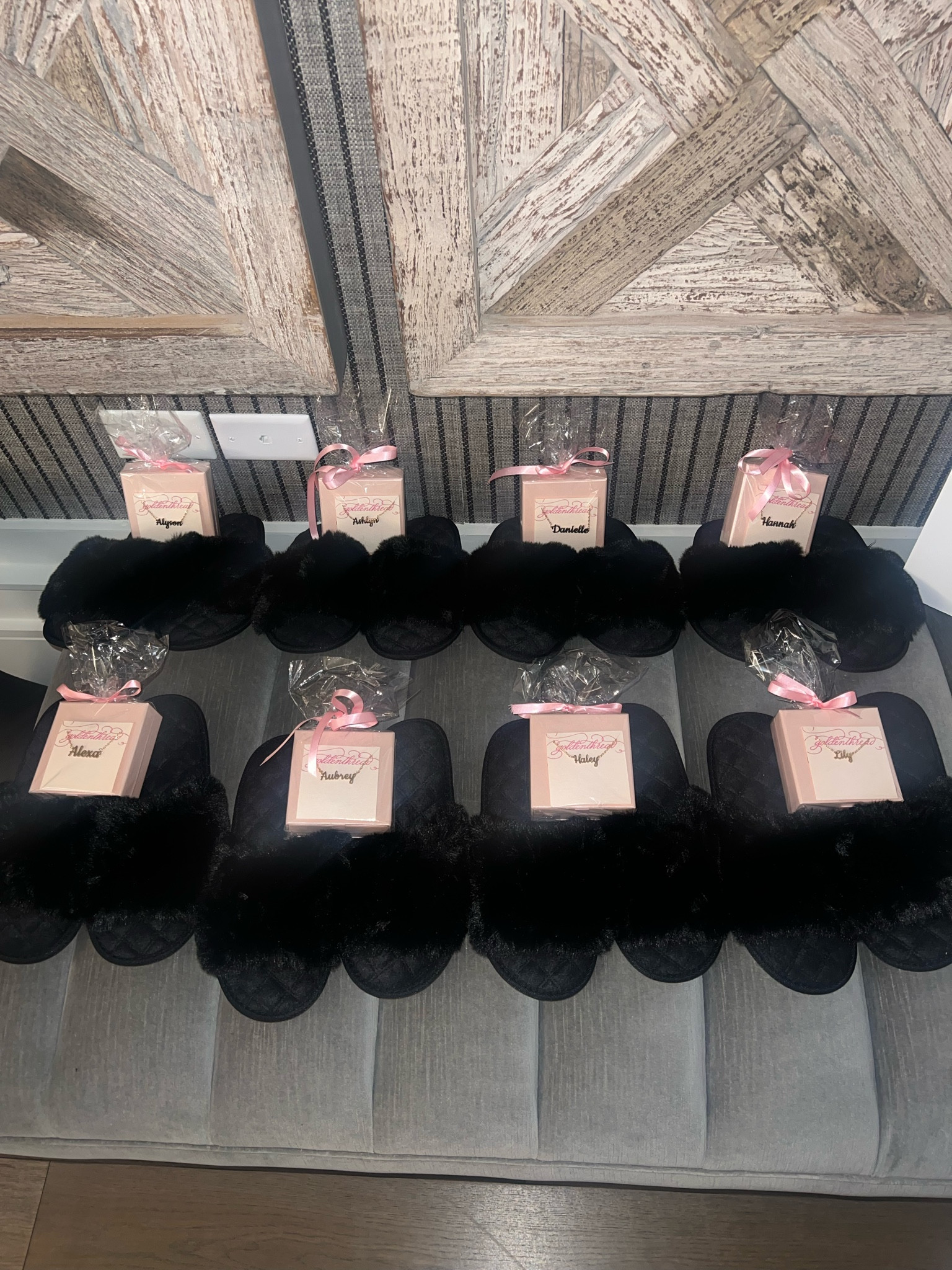 Bridesmaids gifts 🤍 

Wedding day!

Bridesmaids, jewelry, personalized necklace, slippers, pink

#LTKwedding #LTKparties #LTKfindsunder50