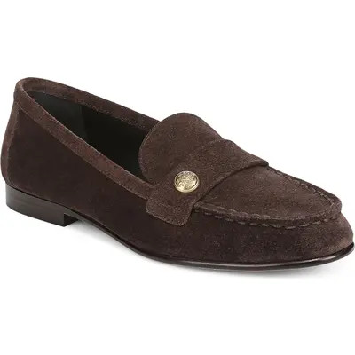 Veronica Beard Paley Loafer in Espresso Suede at Nordstrom, Size 11 | Nordstrom