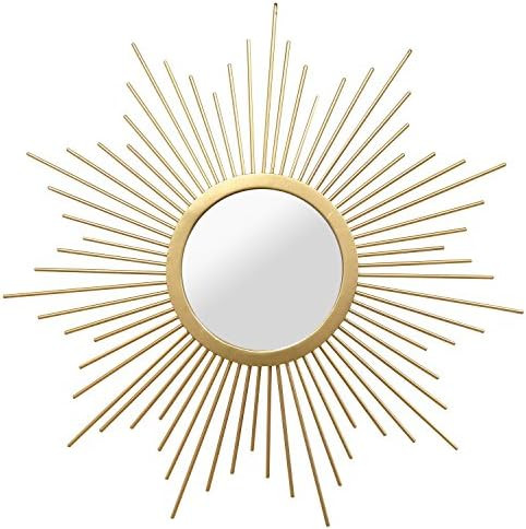 Stratton Home Decor SHD0144 Bella Wall Mirror, 20.00 W X 1.00 D X 20.00 H, Gold | Amazon (US)