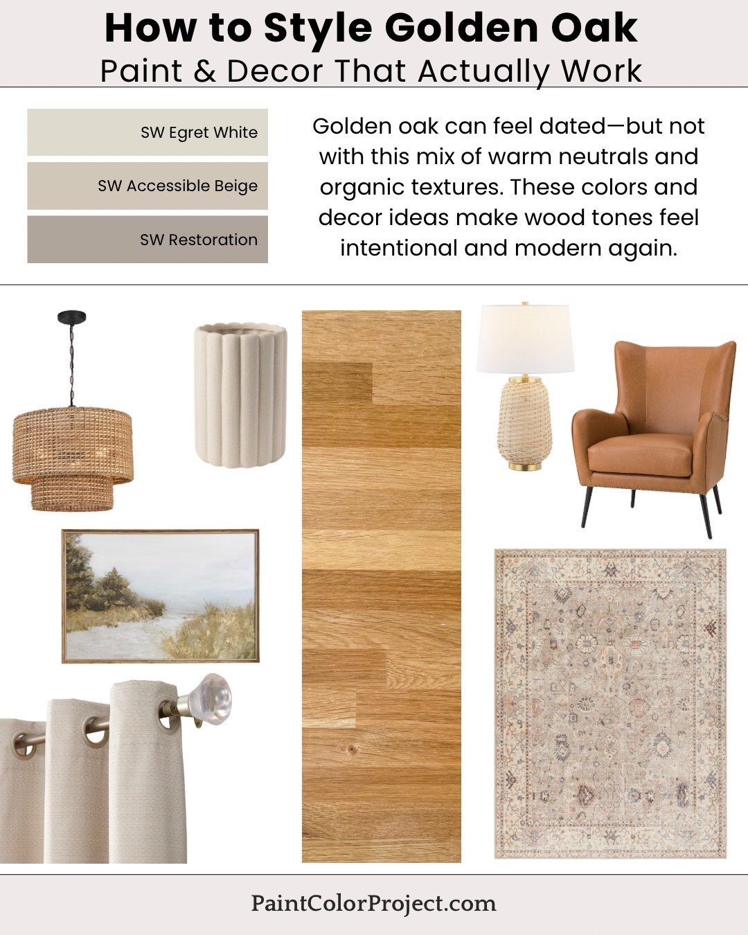 My favorite way to decorate around golden oak floors is with soft warm neutrals! 

#LTKStyleTip #LTKHome