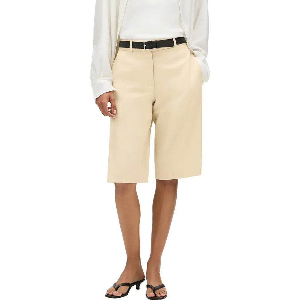 Another Tomorrow Bermuda Pant in Sand at Nordstrom, Size 46 32 It | Nordstrom