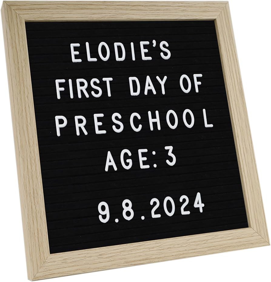 C CRYSTAL LEMON Black Felt Letter Board 10x10in – Includes 336 Letters, Symbols & Emojis – Ch... | Amazon (US)