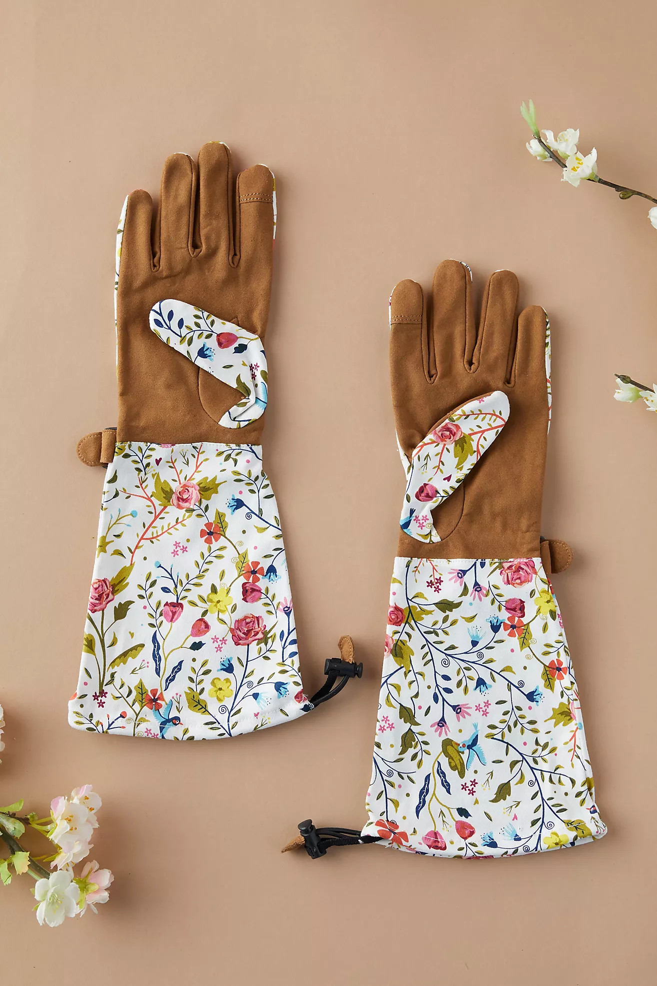 Long Floral Garden Gloves | Anthropologie (US)
