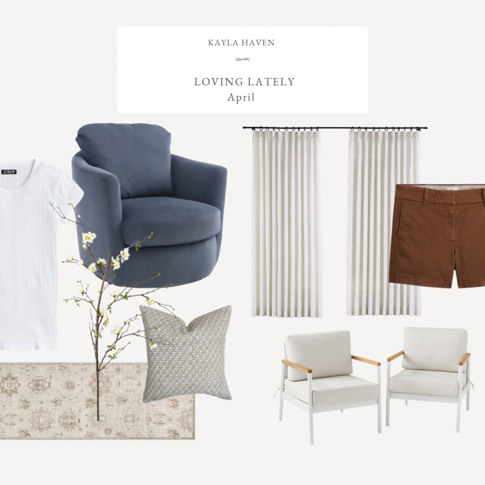 Now that it’s officially spring, here’s a collection of things I am loving for April! I just ordered the curtains for our living room and am really excited for them to arrive! This runner is machine washable! You can’t go wrong with cherry stems during the spring ! Also quite smitten over the cream and white patio set I found at Walmart! 

#LTKFind #LTKhome #LTKsalealert