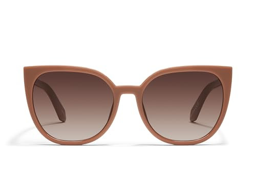 QUAY - Womens Sunglasses, Cat Eye Lenses with UV Protection (Staycation, Brown) | Amazon (US)