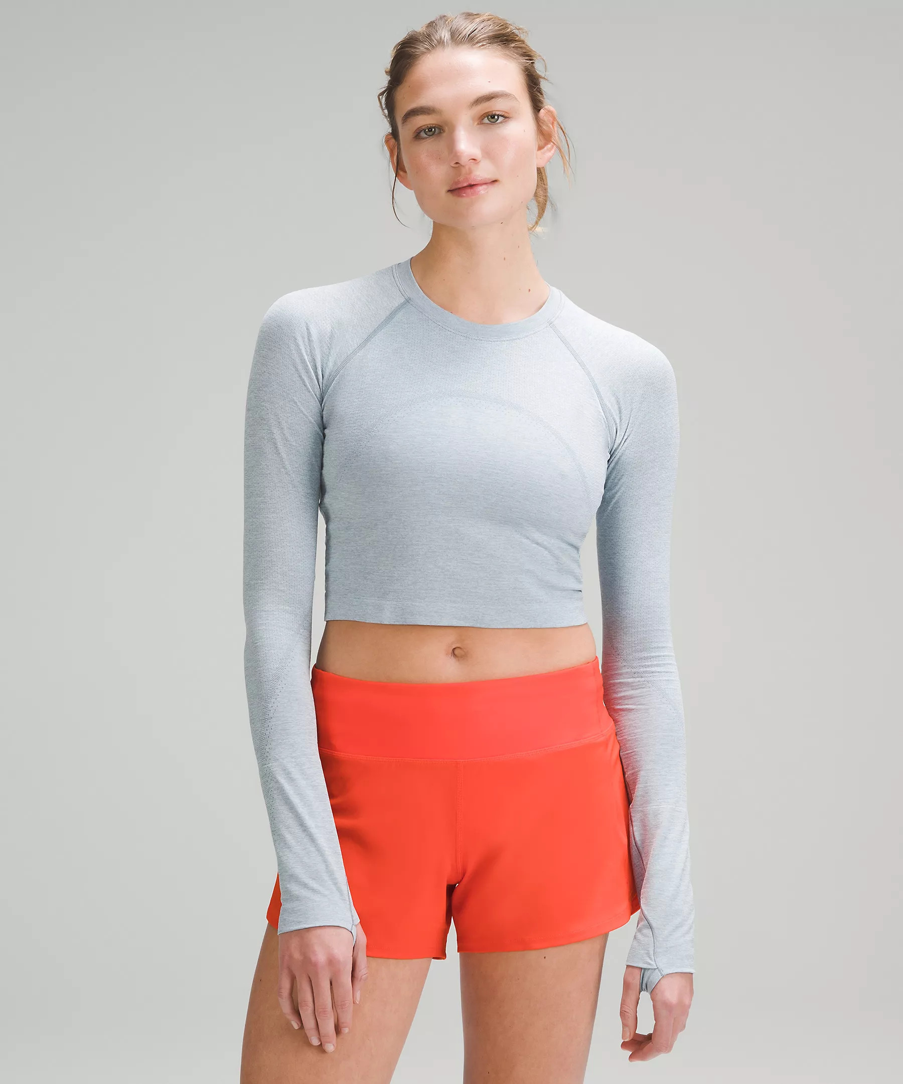 Swiftly Tech Cropped Long-Sleeve Shirt 2.0 | Lululemon (US)