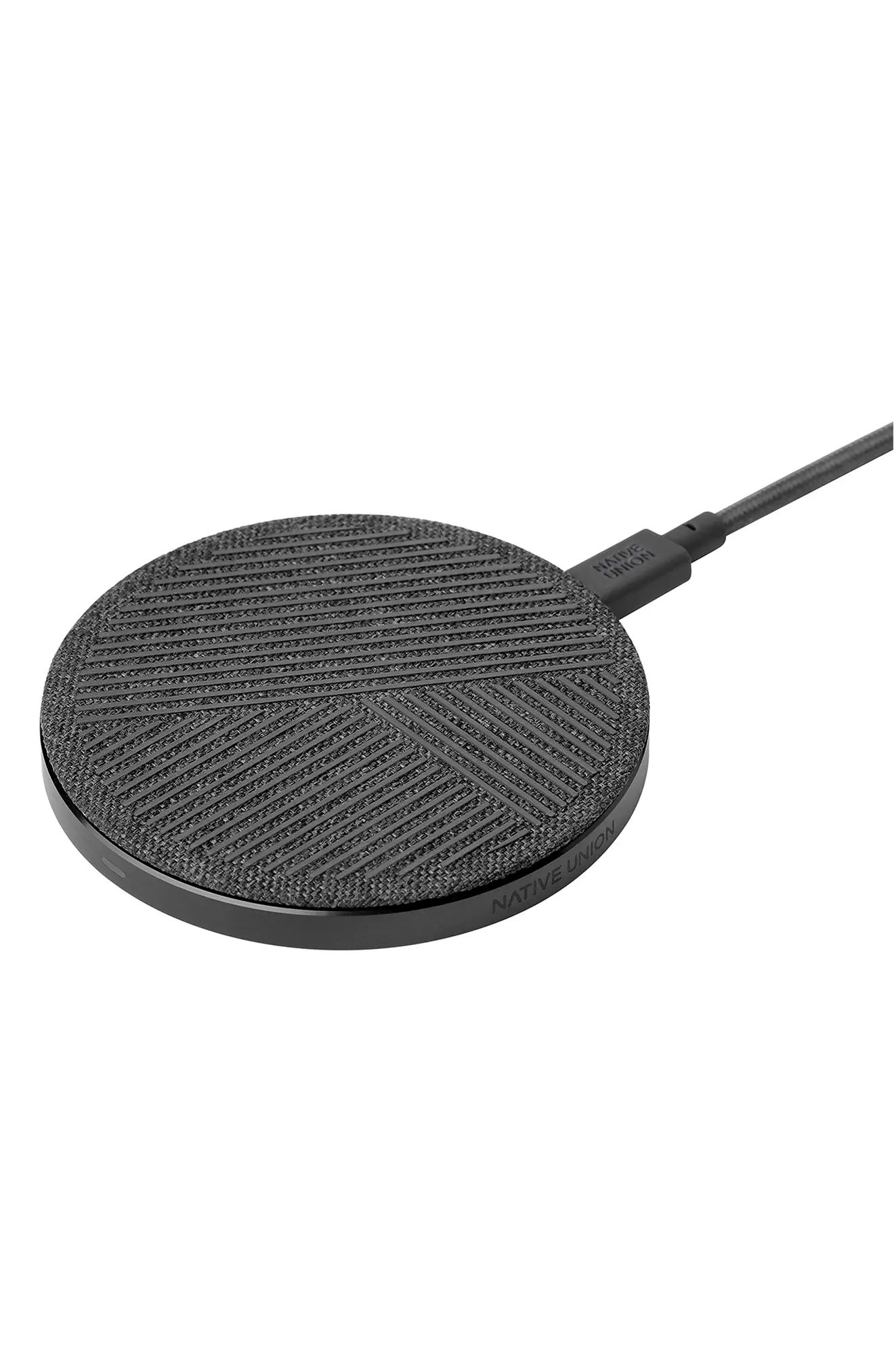 Native Union Drop Wireless Charging Pad, Size One Size - Black | Nordstrom